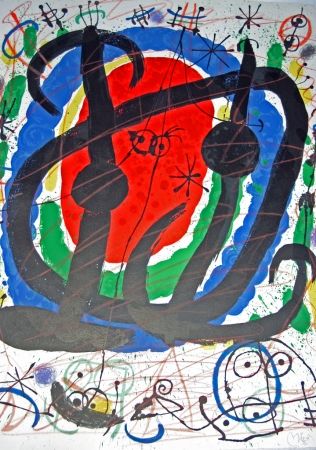 リトグラフ Miró - Exhibition XXII Salon de Mai 