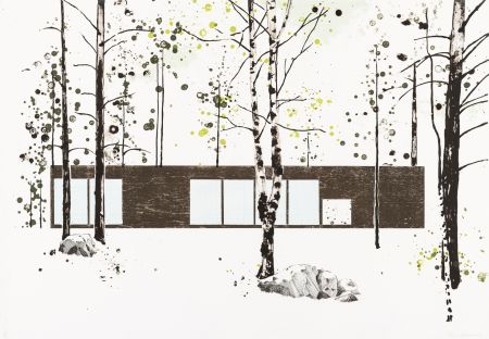 木版 Drummond - Experimental House for Marimekko