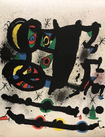 リトグラフ Miró - Exposicion Homenaje a Josef Lluis Sert 