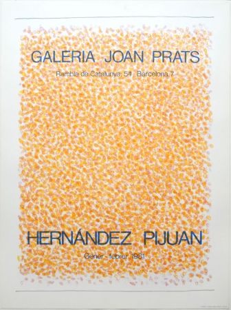 リトグラフ Hernandez Pijuan - Exposición Galería Joan Prats