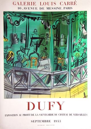 リトグラフ Dufy - Exposition au Profit de la Sauvegarde du Chateau de Versailles