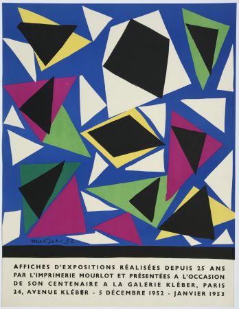 リトグラフ Matisse - Exposition D’Affiches – Galerie Kleber