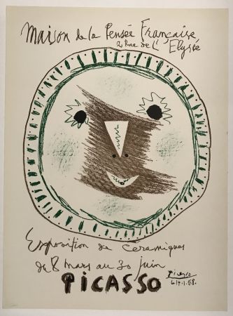 リトグラフ Picasso - Exposition de Céramiques