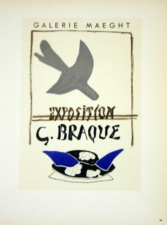 リトグラフ Braque - Exposition G Braque