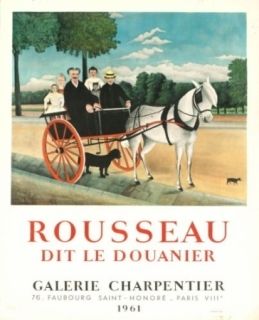 リトグラフ Rousseau - Exposition galerie charpentier