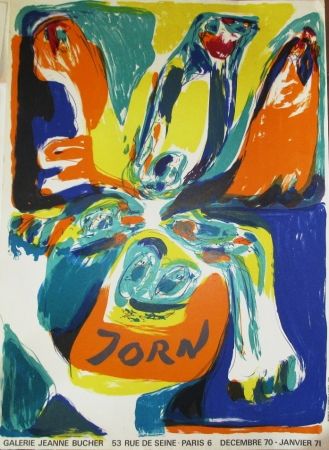 掲示 Jorn - Exposition Galerie Jeanne Bucher 70-71