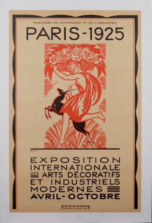 リトグラフ Bonfils - Exposition Internationale des Arts Décoratifs et industriels modernes, 1925