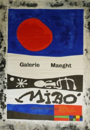 リトグラフ Miró - Exposition Maeght MOURLOT 1953