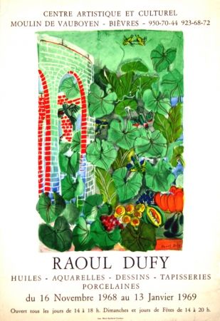 リトグラフ Dufy - Exposition Moulin de Vauboyen