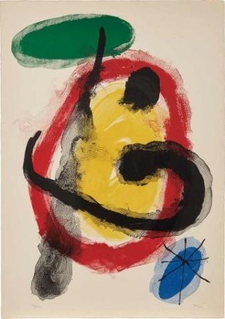 リトグラフ Miró - EXPOSITION PEINTURES MURALES (MOURLOT 227) 
