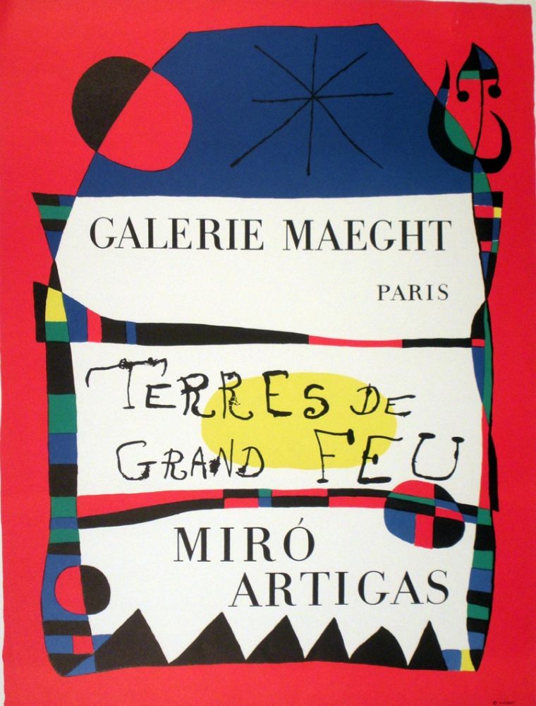リトグラフ Miró - Exposition 