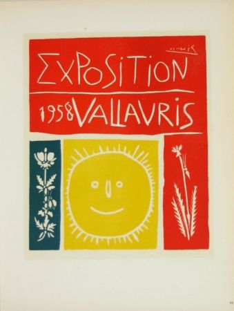 リトグラフ Picasso (After) - Exposition  Vallauris 1958