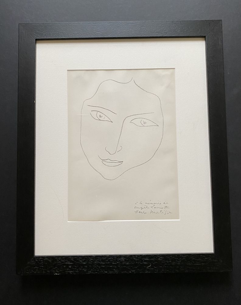リトグラフ Matisse - Facing Woman 