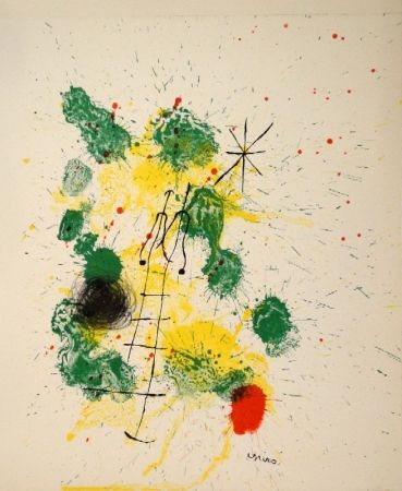 リトグラフ Miró - Farblithographie für “Kronenhalle 1862-1922-1962”