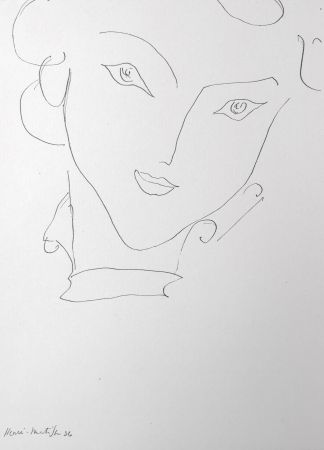 リトグラフ Matisse - Femme 