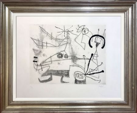 リトグラフ Miró - Femme-Oiseau I