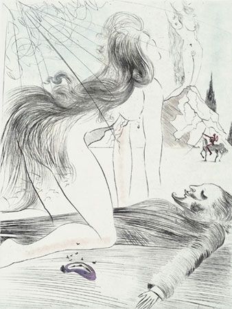 彫版 Dali - Femme a Genoux (Kneeling Woman)