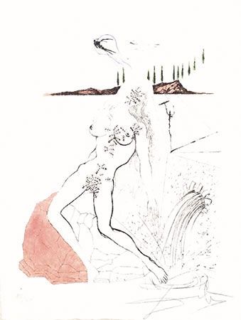 彫版 Dali - Femme a la Fontaine (Woman at the Fountain)