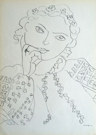 オフセット Matisse - Femme Accoudee 