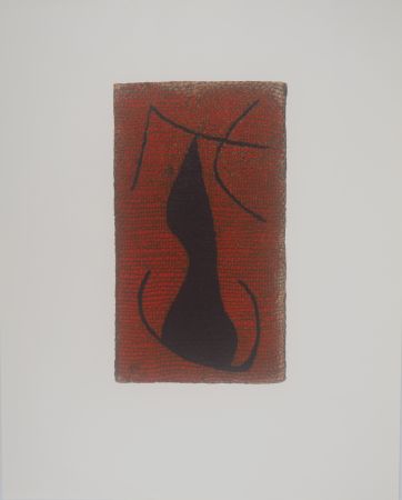 リトグラフ Miró - Femme allongée