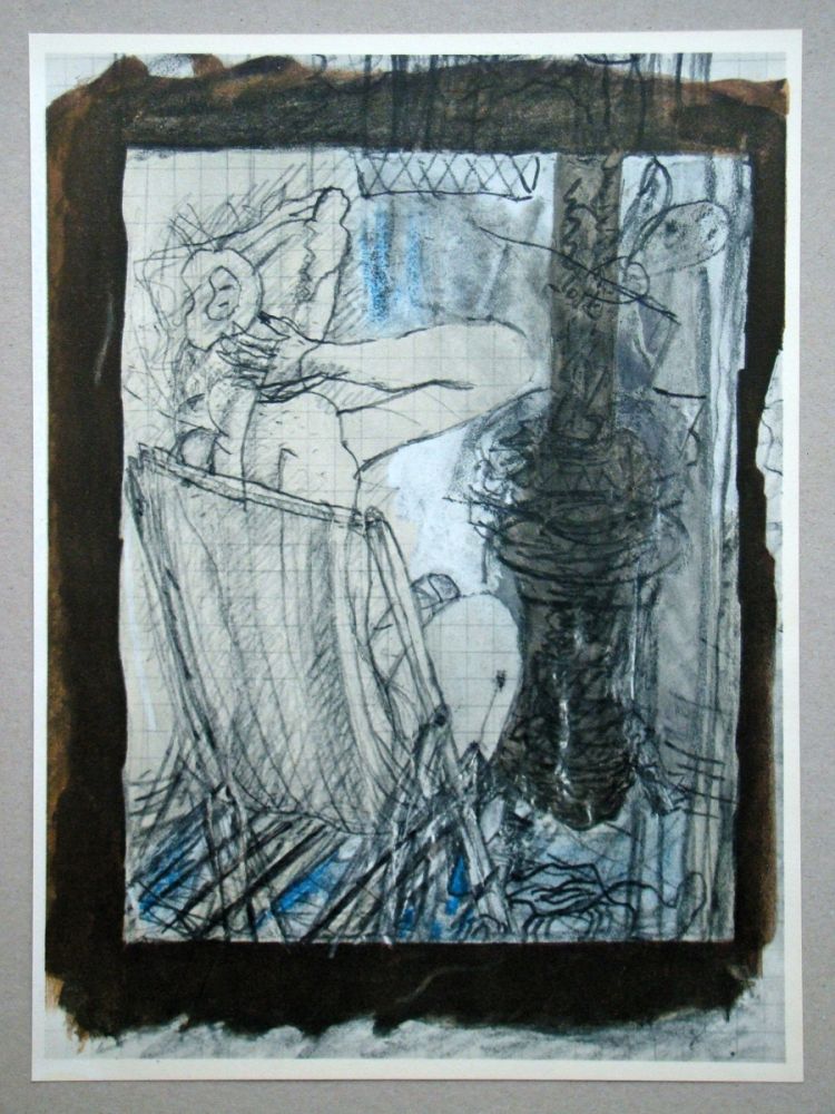 リトグラフ Braque (After) - Femme assise