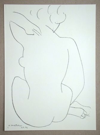 リトグラフ Matisse - Femme assise