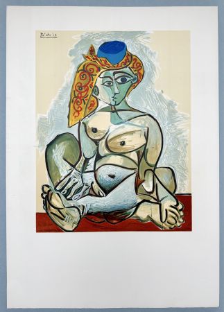 リトグラフ Picasso - Femme au Bonnet 