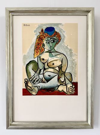 リトグラフ Picasso - Femme au Bonnet
