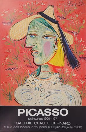 挿絵入り本 Picasso - Femme au chapeau