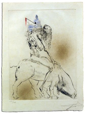 彫版 Dali - Femme Au Cochon, from Faust 