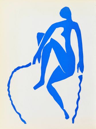 リトグラフ Matisse - Femme Bleue