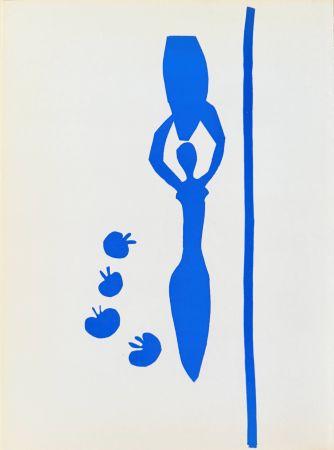 リトグラフ Matisse - Femme Bleue