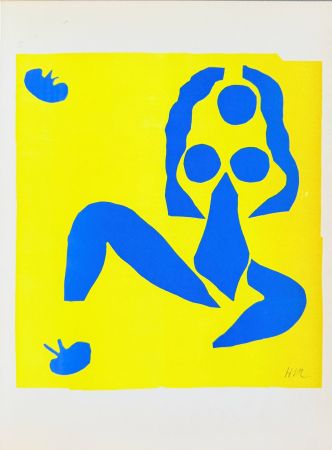 リトグラフ Matisse - Femme Bleue