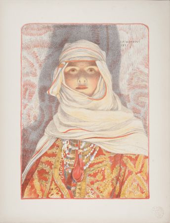 リトグラフ Girardot - Femme du Riff, 1897