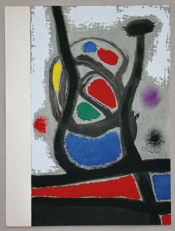 ステンシル Miró - Femme II