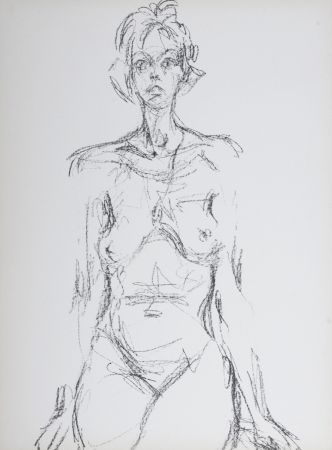 リトグラフ Giacometti -  Femme nue, 1961