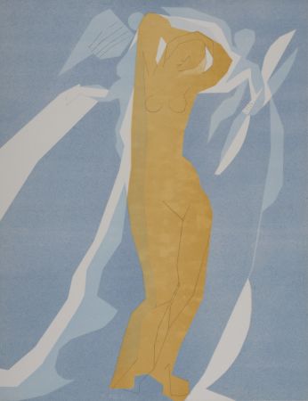 リトグラフ Beaudin - Femme nue, 1962