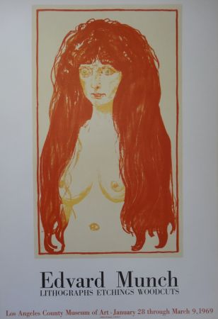 挿絵入り本 Munch - Femme rousse