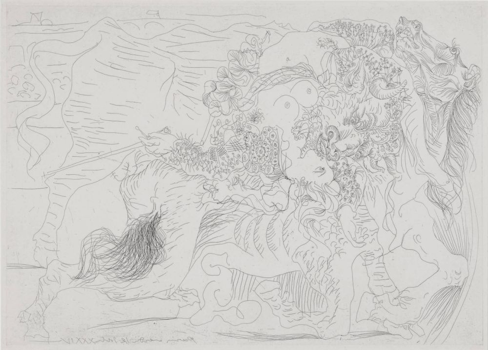 エッチング Picasso - Femme Torero I