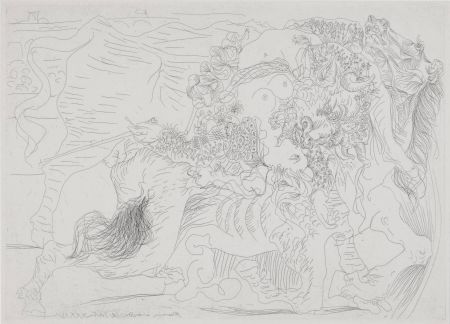 エッチング Picasso - Femme Torero I