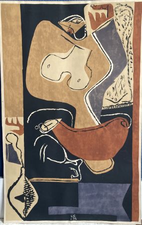 リトグラフ Le Corbusier - Femme à la main levée, 1954