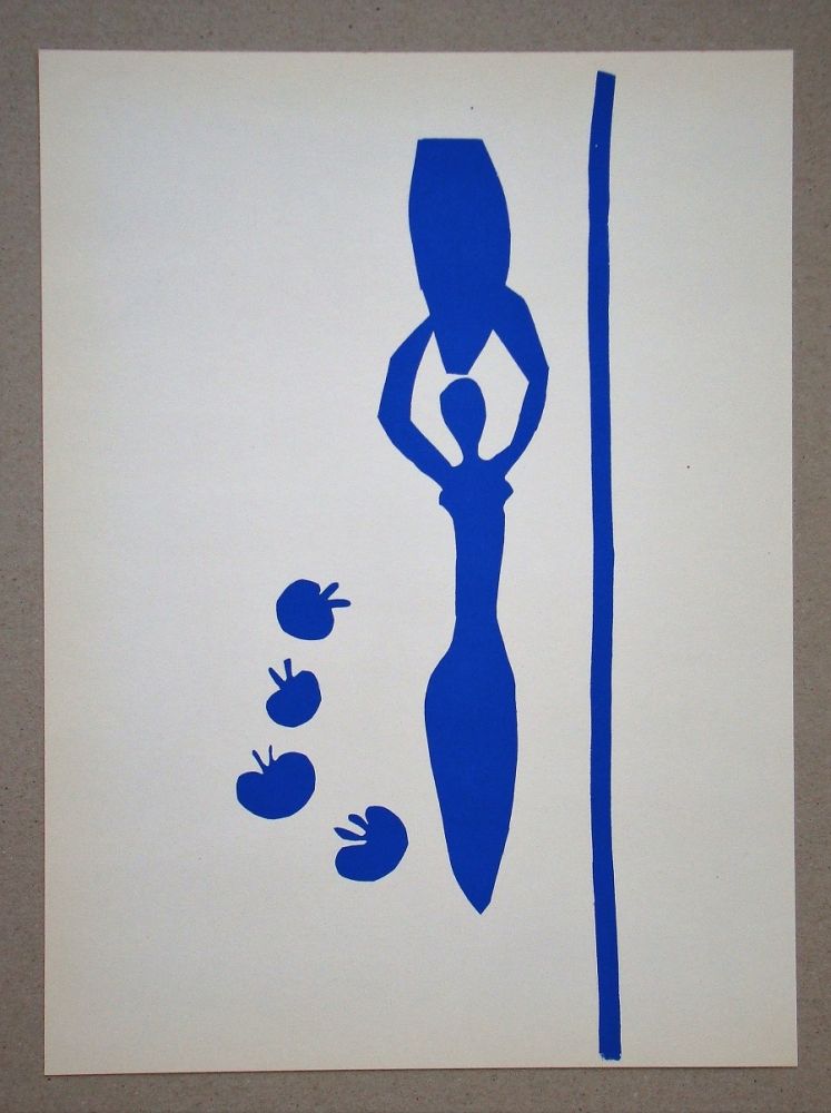 リトグラフ Matisse (After) - Femme à l'amphore et grenades- 1953