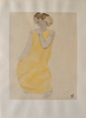 彫版 Rodin - Femme à robe jaune