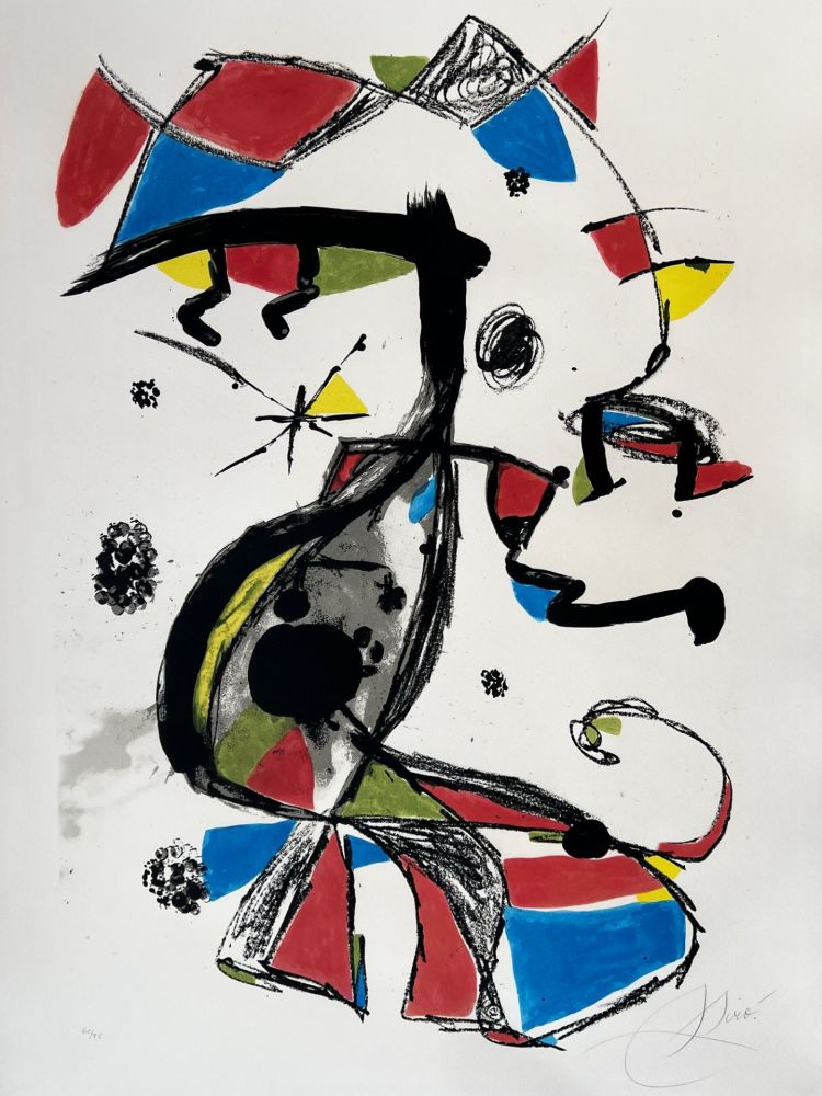 リトグラフ Miró - Festa Major 