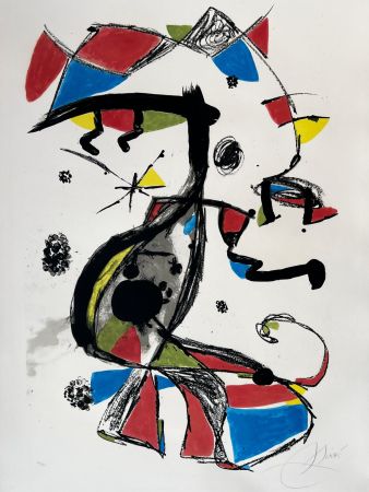 リトグラフ Miró - Festa Major 