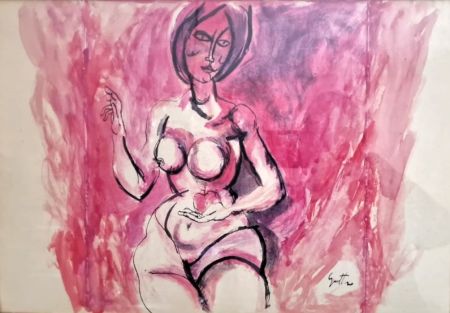 モノタイプ Guttuso - Figura femminile