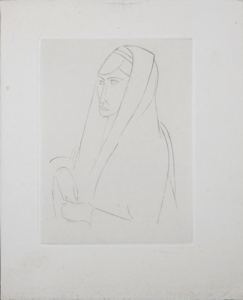 リトグラフ Derain - Figure, 1947