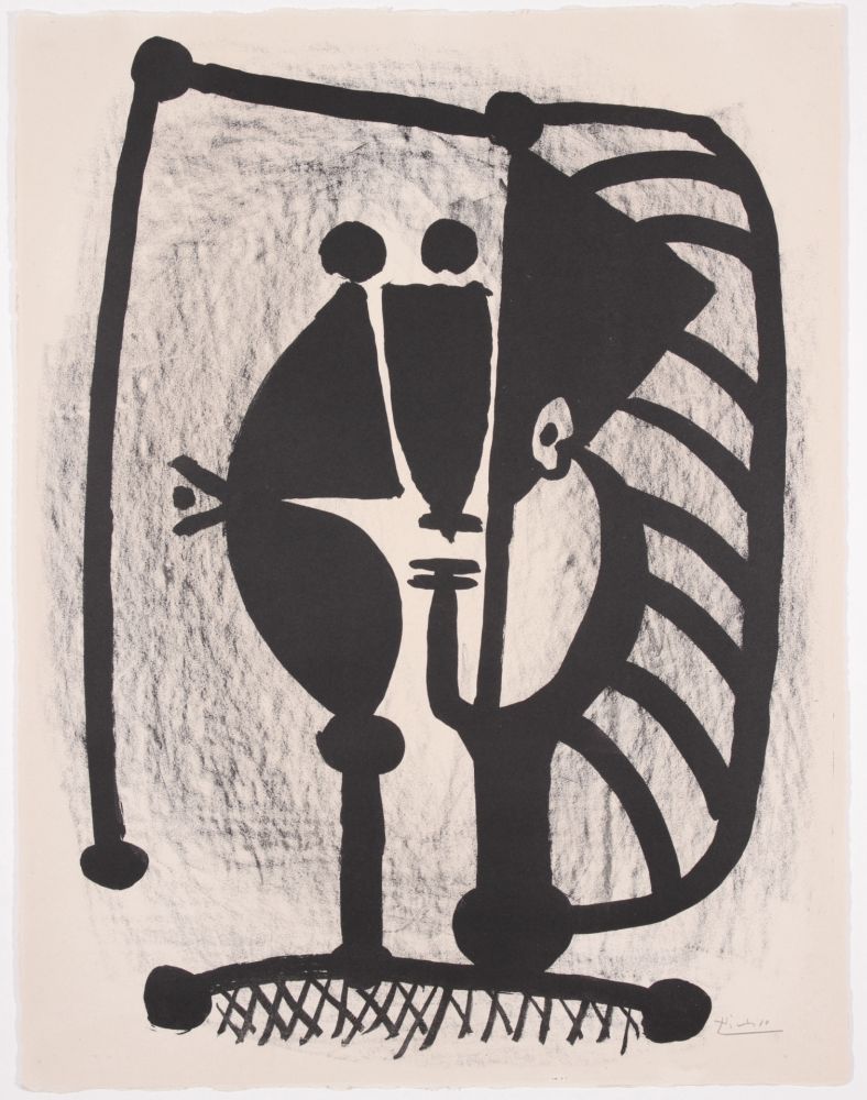 リトグラフ Picasso - Figure, 1948