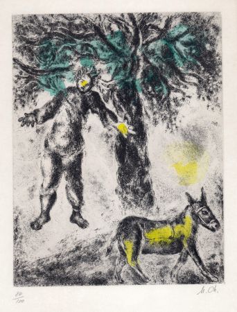 エッチング Chagall - Fin d'Absalom