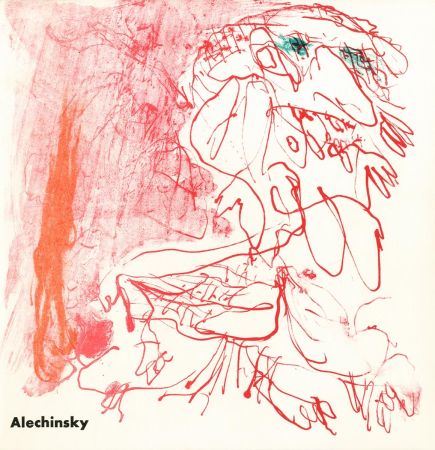 リトグラフ Alechinsky - First one man show